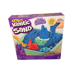 Kinetic Sand Sandbox Set Magical Flowing Sand Castle Building Fun Kids